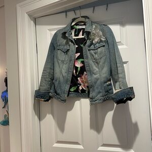 Dolce & Gabbana Black Floral Lining Jacket